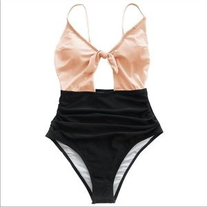 Cupshe Sweet Honey Bowknot One-piece